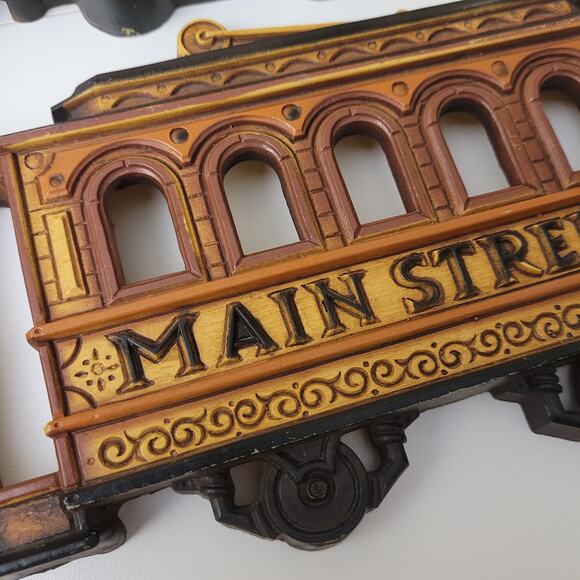 Vintage 70's HOMCO Train Wagon Streetcar Wall Plaques Western Wall Decor Set 3 - Picture 2 of 16